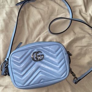 Gucci Gg Marmont Mini Leather Shoulder Bag